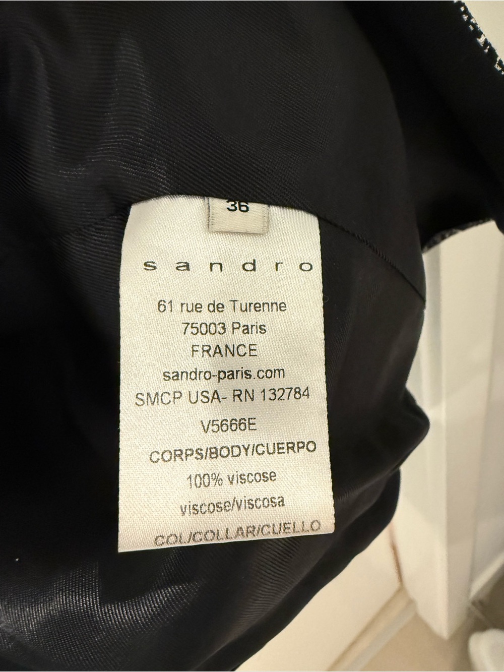Sandro Printed Blazer - Picture 3 of 4